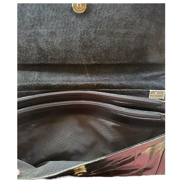 Genuine Eel Skin Clutch • Vintage - Picture 7 of 7
